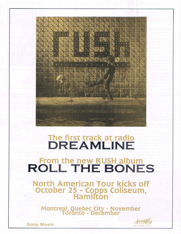 Rush - Roll The Bones CD 90s US press BMG dream theater fates